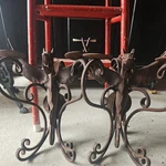 Pair Of Dragon Caste Iron Wall Sconces From Design Toscano. Fixed Price $125.00.