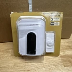 Hampton Bay Wireless Battery Operated Doorbell 1004883546 + Button White. Fixed Price $6.99.