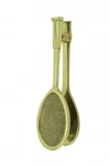 Solid Brass Tennis Racket Badminton Door Knocker 7.5"H Renovators Supply. Fixed Price $71.99.