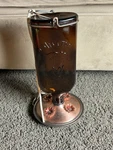 Hummingbird Feeder Woodstream Vtg Oliveros Nature's Nectar Brown Bottle 10.5"H. Fixed Price $13.95.