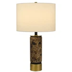 Cal Lighting BO-3201TB Salford Marble Table Lamp. Fixed Price $149.00.
