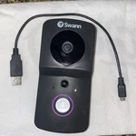 Swann Smart Video Doorbell Wi-fi Series SWADS-WVDP720. Fixed Price $20.00.