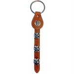 Buffalo Head Charm Taupe Leather Strap Sleigh Bell Door Hanger Made In Usa. Fixed Price $42.98.