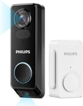 Philips 2K Dual Camera Video Doorbell W/ Chime, No Fee, Motion, Alexa/google. Fixed Price $98.00.