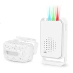 Greencycle Outdoor Motion Sensors With Alarm, Driveway Alarms Wireless White. Fixed Price $46.99.
