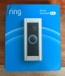 Ring Wired Doorbell Pro With 3D Motion Hd Video Smart Wifi Satin Nickel. Fixed Price $89.99.