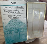 Vtg Trine English Chime Doorbell Kit Wired 2 Note Front 1 Rear 907/M. Fixed Price $50.00.
