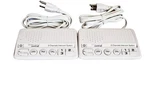 Ground Wire Power-line 3 Channels Intercom System, Two Stations Set. White. Fixed Price $78.48.