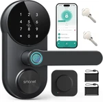 Smonet Wifi Smart Door Lock With Handle Fingerprint Keyless Entry Digital Keypad. Fixed Price $59.99.