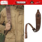 Leather Rifle Sling Ammo Holder Hand Rest Thumb Hole Gun Carrying Strap. Fixed Price $42.31.