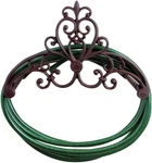 Esschert Design Usa TG121 Cast Iron Wall Mount Holder,hose Reels & Storage. Fixed Price $49.99.