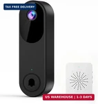 Wireless Video Doorbell Camera,battery Powered Chime, Night Vision, 2-WAY. Fixed Price $26.97.