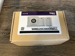 Fosmon Wavelink Wireless Door Chime With 1 Receiver + 2 Sensors - White. Fixed Price $16.49.