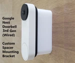Google Nest Doorbell 3RD Gen Wired Expander Spacer Mounting Bracket 0.5" -. Fixed Price $19.99.