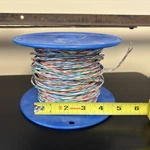 Vintage Roll Bell Telephone Wire 24 Awg 3 Pair Conductor Twisted Feet 647A. Fixed Price $29.99.