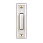 Heath Zenith SL-315-1-00 Wired Push Button Doorbell 0.875 WX0.75 DX2.875 In.. Fixed Price $11.57.