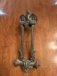 Antique Victorian Cast Iron Bat Door Knocker. Fixed Price $150.00.