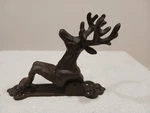 Rustic Cast Iron Deer Head Door Knocker Cabin Decore 8 Inch. Fixed Price $28.00.