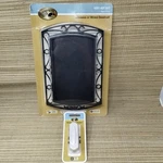 Hampton Bay Wireless Wired Doorbell Chime, Black With Scroll Metal Accent New. Fixed Price $23.74.