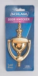New Schlage Lifetime Solid Bright Brass Door Knocker Anchor Gloss Finish. Fixed Price $16.00.