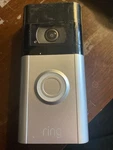 Ring Video Doorbell Silver & Black Wi-fi Night Vision Recording Microphone. Fixed Price $25.00.