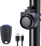115DB Wireless Bike Alarm W/ Remote Control Anti-theft Motion Sensor Bell Usb-c. Fixed Price $36.99.