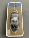 New Quality Hampton Bay Antique Brass Wired Home Doorbell Lighted HB-925-02. Fixed Price $14.99.