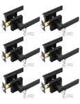 Tinewa 6 Entry Door Levers Pack, Keyed Alike - Black. Fixed Price $117.31.