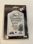 Figi Ceramic Door Bell Cover Illuminated Button Grandchildren Spoiled Design Nos. Fixed Price $6.48.