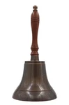 Large & Heavy Solid Brass Loud Hand Call Bell For Weddings, Christmas, School.... Fixed Price $57.42.