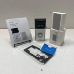 Ring Video 2 Silver Black Chime Doorbell. Fixed Price $29.99.