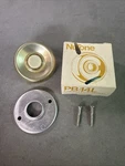 Vintage Nutone PB-14L Pushbutton Lighted Door Bell Gold Anodized Nos. Fixed Price $11.04.