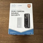 Eufy Security 2K Full Hdr Dual Camera Wi-fi Video Doorbell Black/silver. Fixed Price $130.00.