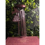 Synhonty Memorial Wind Chimes Hummingbird Sympathy Gift Copper Tone New Box. Fixed Price $16.00.