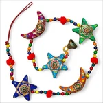 Handmade Boho Star Moon Wall Hanging Door Decor Bell Wind Chime Indian Home. Fixed Price $12.99.