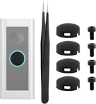 Emvanv 4 Pcs Doorbell Button Replacement,with Tweezer And Screws Black. Fixed Price $10.29.