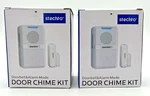 Lot Of Stechro Wireless Door/alarm Chimes 600' RANGE/62 Tones White -new. Fixed Price $29.99.