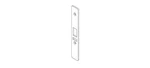 Adams Rite 24-0016-120 628 4530 Deadlatch Radius Faceplate, Satin Aluminum Clear. Fixed Price $19.66.