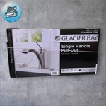 New Glacier Bay Hemming Single Handle Pull-out Kitchen Faucet Stainless Steel. Fixed Price $44.99.