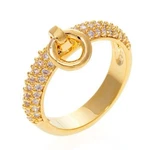 Noir Jewelry Poly Door Knocker Ring Size 9. Fixed Price $16.73.