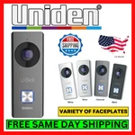 Uniden Full Hd Wireless 2-WAY Video Doorbell, Motion Sensor, Night Vision, 180. Fixed Price $34.99.