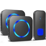 Surfou Wireless Waterproof Doorbell, Easy Installation With 2 Receivers -1300.... Fixed Price $31.67.