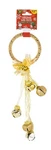 Christmas Door Hanger With Jingle Bells - 11 Inches (gold). Fixed Price $10.77.
