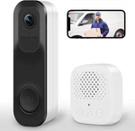 Mypin 2K Wifi Video Doorbell Camera Alexa Ai Pir Waterproof Way Audio New. Fixed Price $14.99.