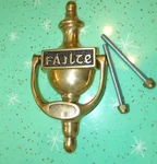 Brass Door Knocker Failte (welcome) Liffey Artefacts Ireland New Box. Fixed Price $14.99.
