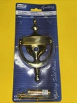 Vtg/new National Hardware Gallery 7" Door Knocker Solid Brass With Viewer. Fixed Price $8.48.