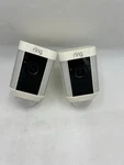 Ring Spotlight Cam Wired 8SH1P7-WEN0 Lot Of 2 Preowned. Fixed Price $89.99.