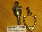 (quan 4) Solid Brass Door Knocker Viewer 874160 New. Fixed Price $18.55.