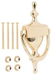 New Mintcraft 6-3/4" Solid Brass Door Knocker. Fixed Price $19.99.
