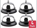 4 Pack Call Bell - Classic Service For Desk, Counter, Reception 3.8". Fixed Price $18.99.